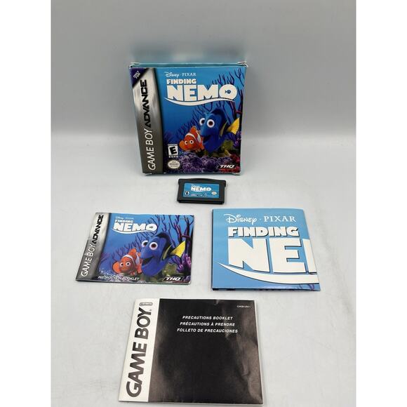 Finding Nemo (Nintendo Game Boy Advance, 2003) Authentic Complete Tested & Works - Picture 1 of 16